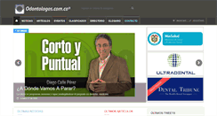 Desktop Screenshot of odontologos.com.co